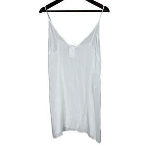 Sandro V Neck Replacement Slip Liner Dress Spaghetti Adjustable Strap 40 L White
